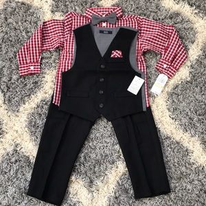 NWT Nautica Little Boys 4-piece suit set